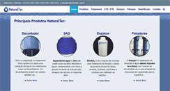 Desktop Screenshot of naturaltec.com.br